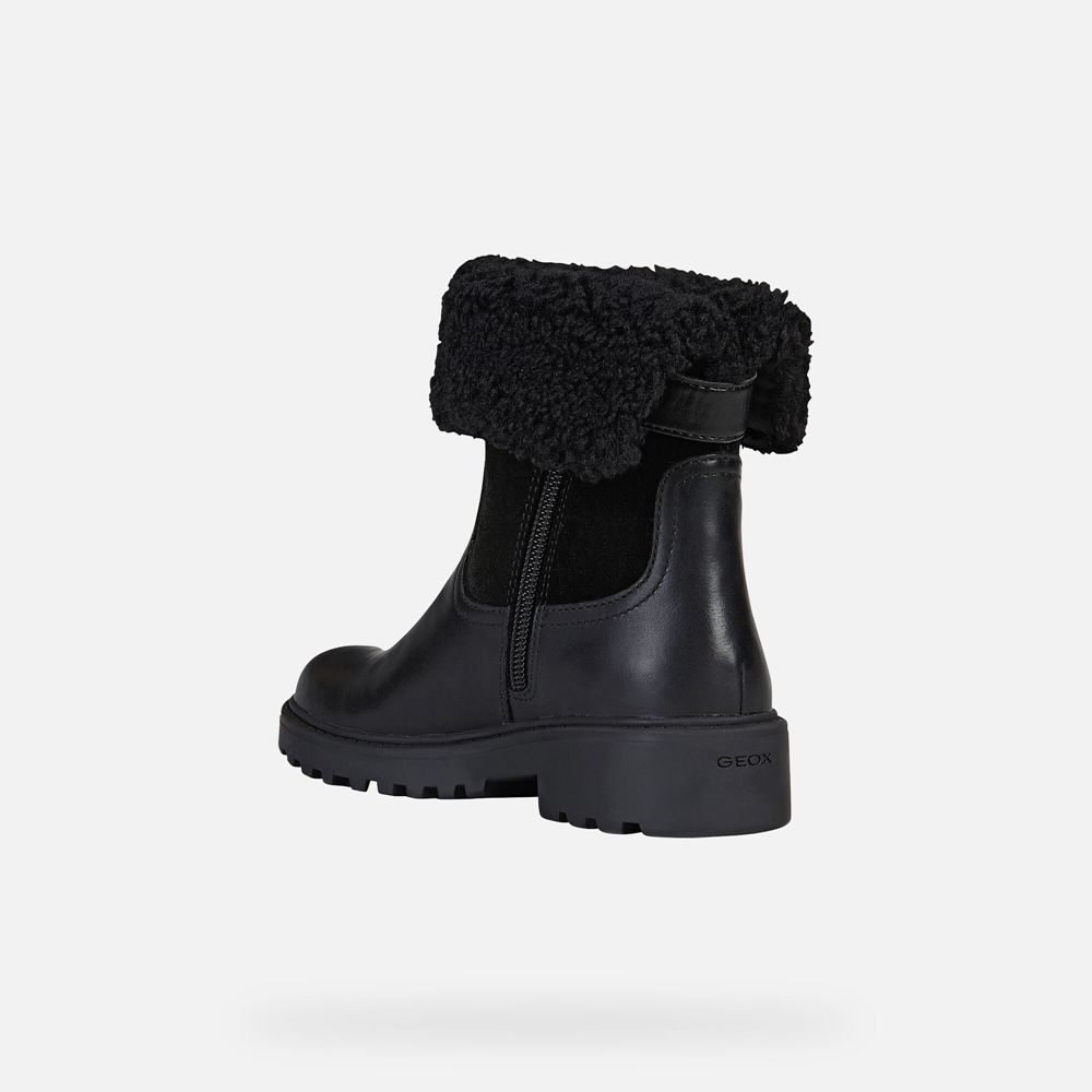 Botas Geox Menina Pretas - Casey - NREWQ5341